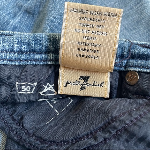 7 Seven for All Mankind Cropped Jeans -Low Rise -Size 30 - Picture 4 of 11